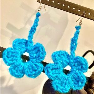 Handmade Crochet Earrings x5 pairs